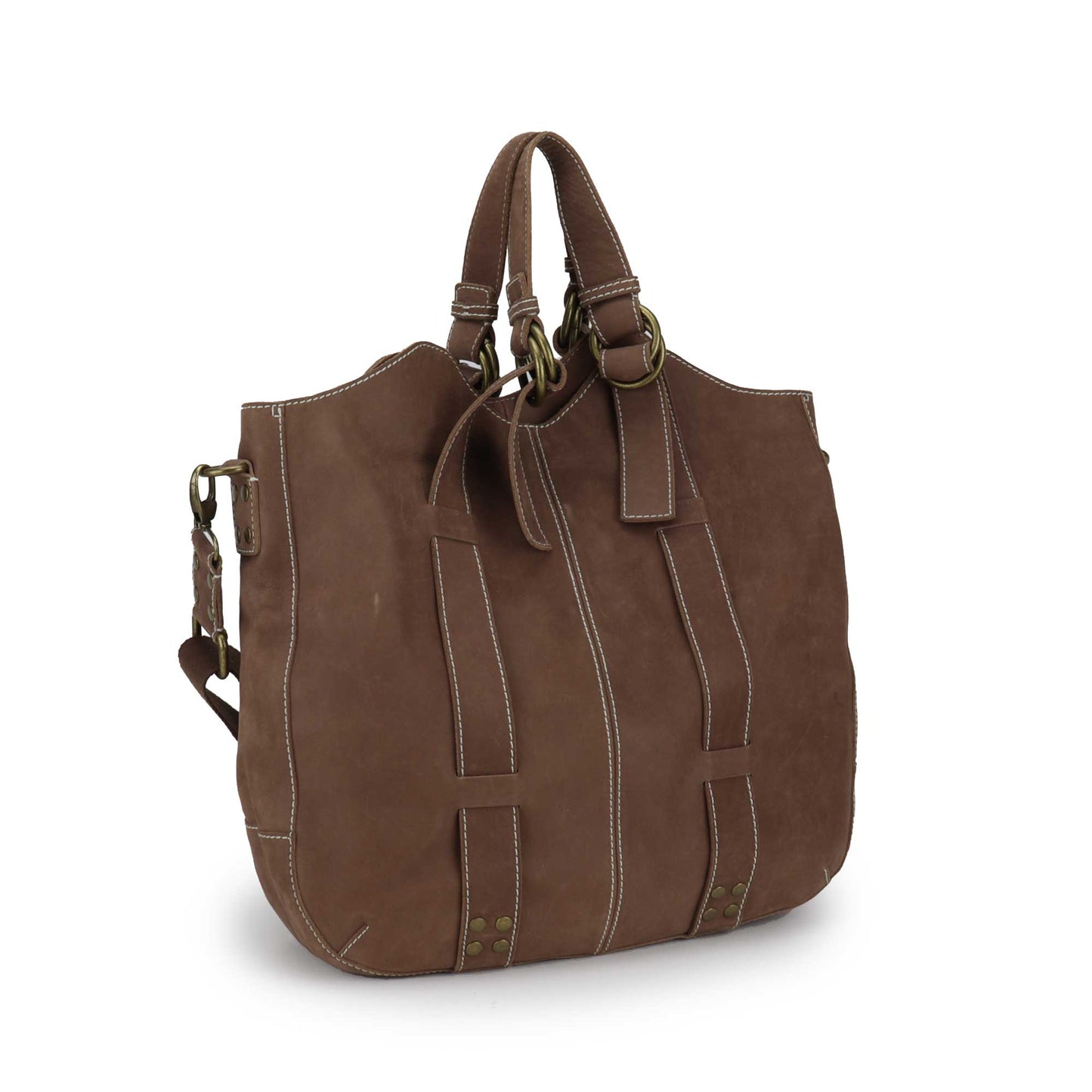 Nubuck Leather Tote Bag