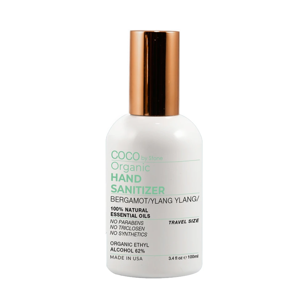 Detail SOUTH HOUS Bergamot COCO TRAVEL SIZE ORGANIC HAND SANITIZER SPRAY