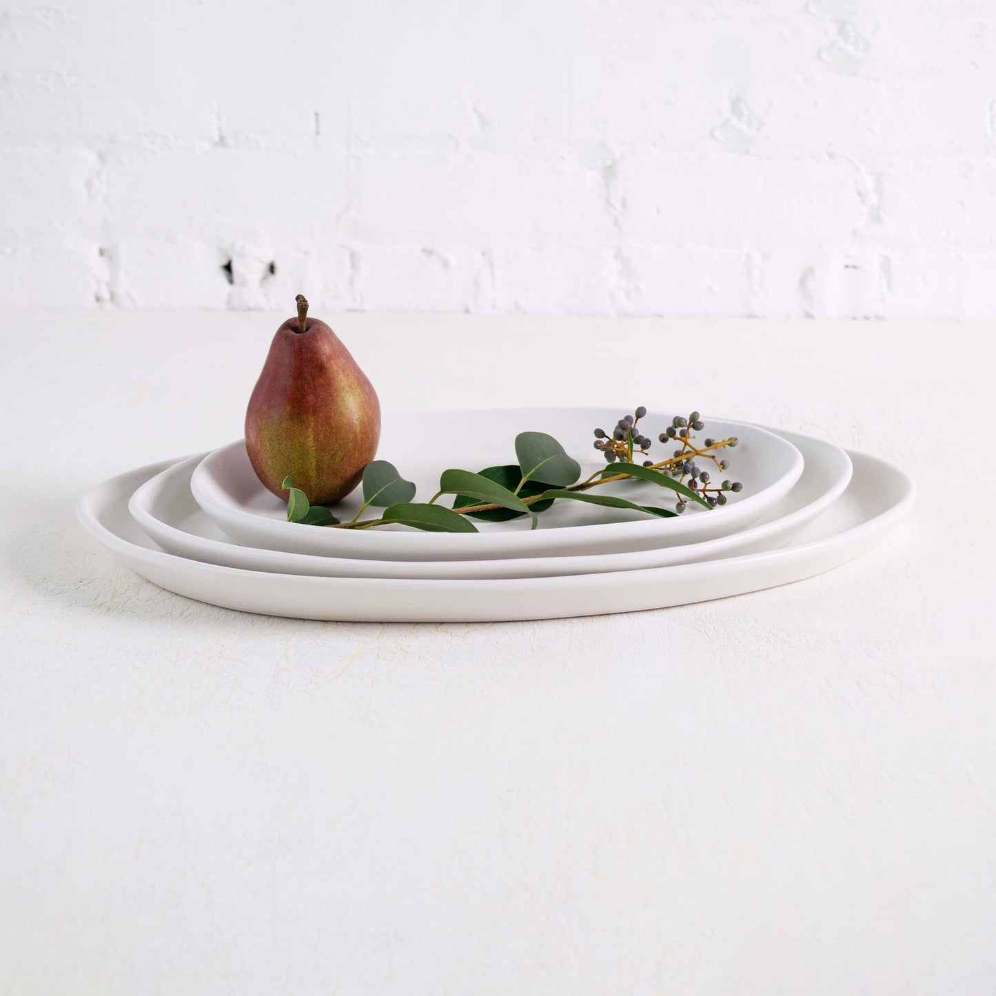 Oval Platter Stack | Set of 3