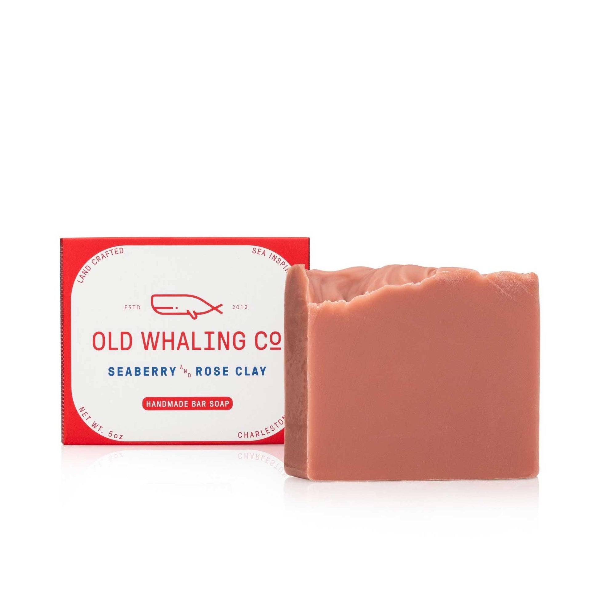 Detail SOUTH HOUS Seaberry and Rose Clay Handmade Bar Soap OLD WHALING CO Charleston SC