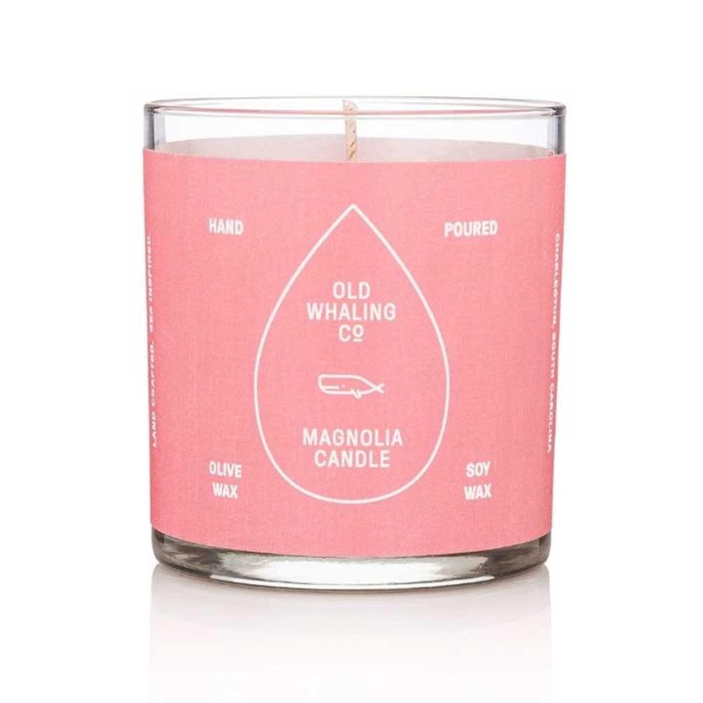 Detail SOUTH HOUS Magnolia Hand Poured Olive and Soy Wax Candle OLD WHALING CO Charleston SC