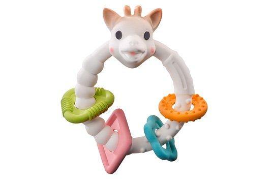 Sophie La Girafe White Classic Baby Teething Colo Ring product detail shot for South Hous.
