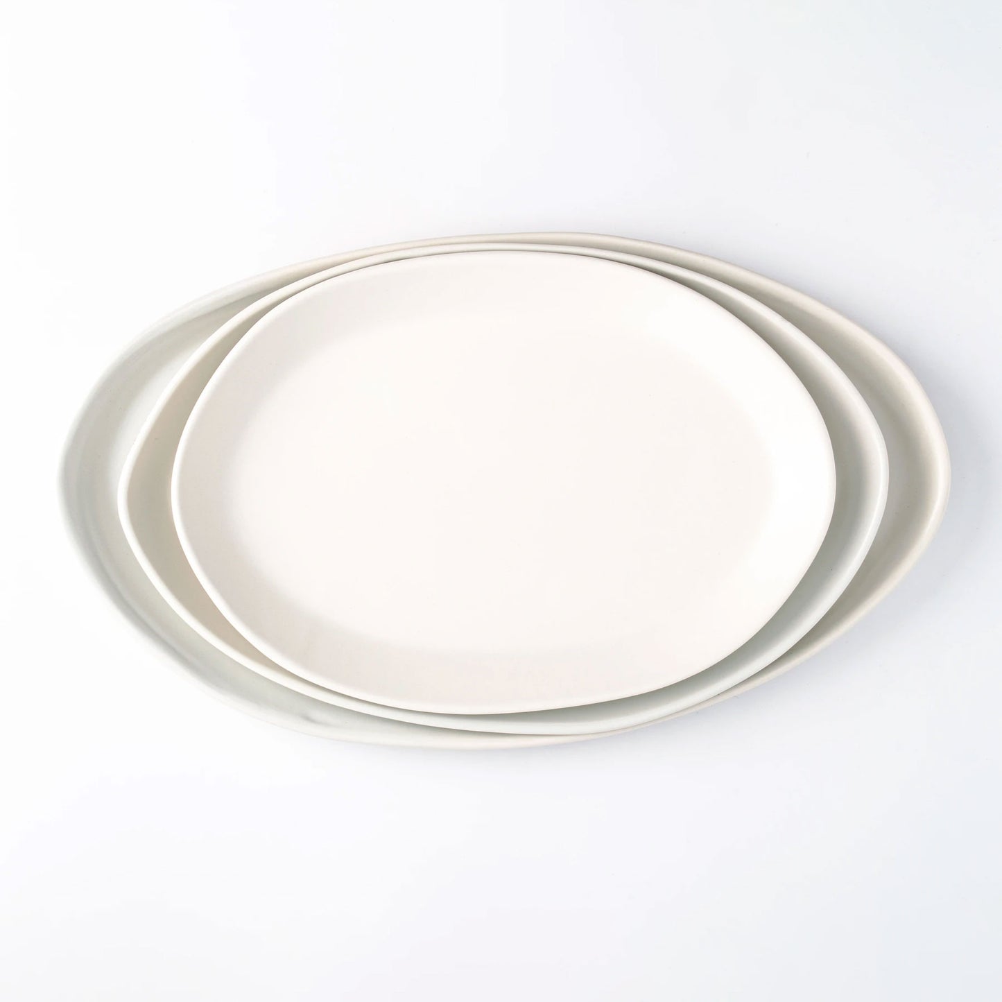 Oval Platter Stack | Set of 3