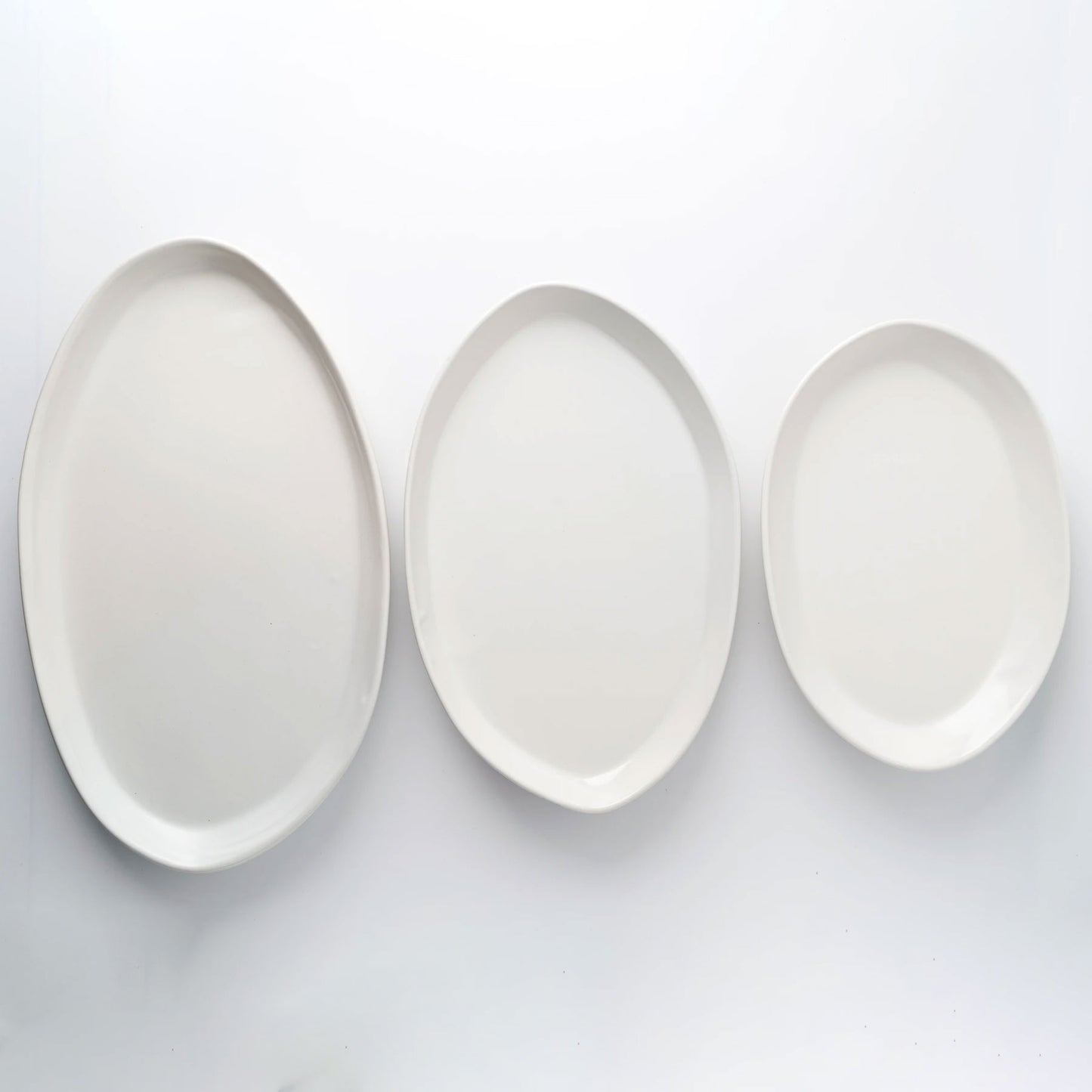 Oval Platter Stack | Set of 3