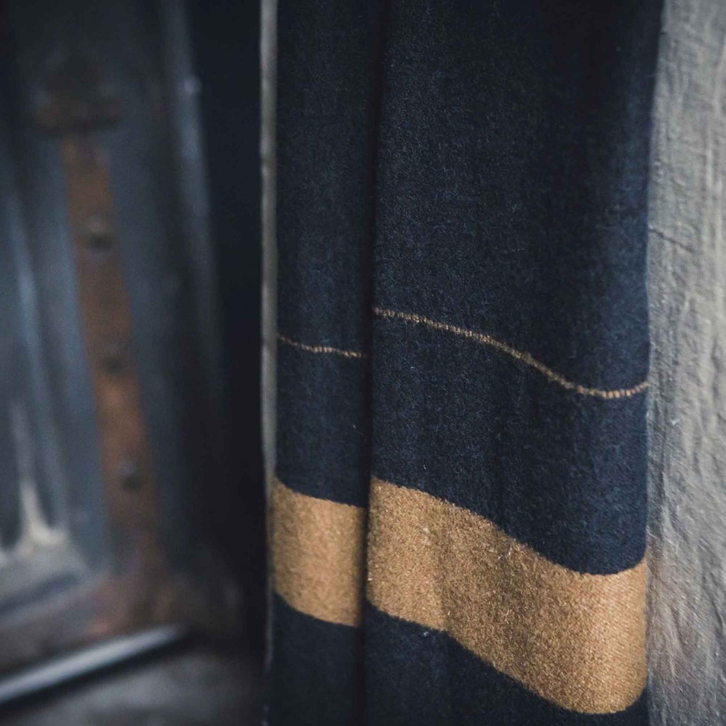 Linen and Wool Throw Blanket by Libeco