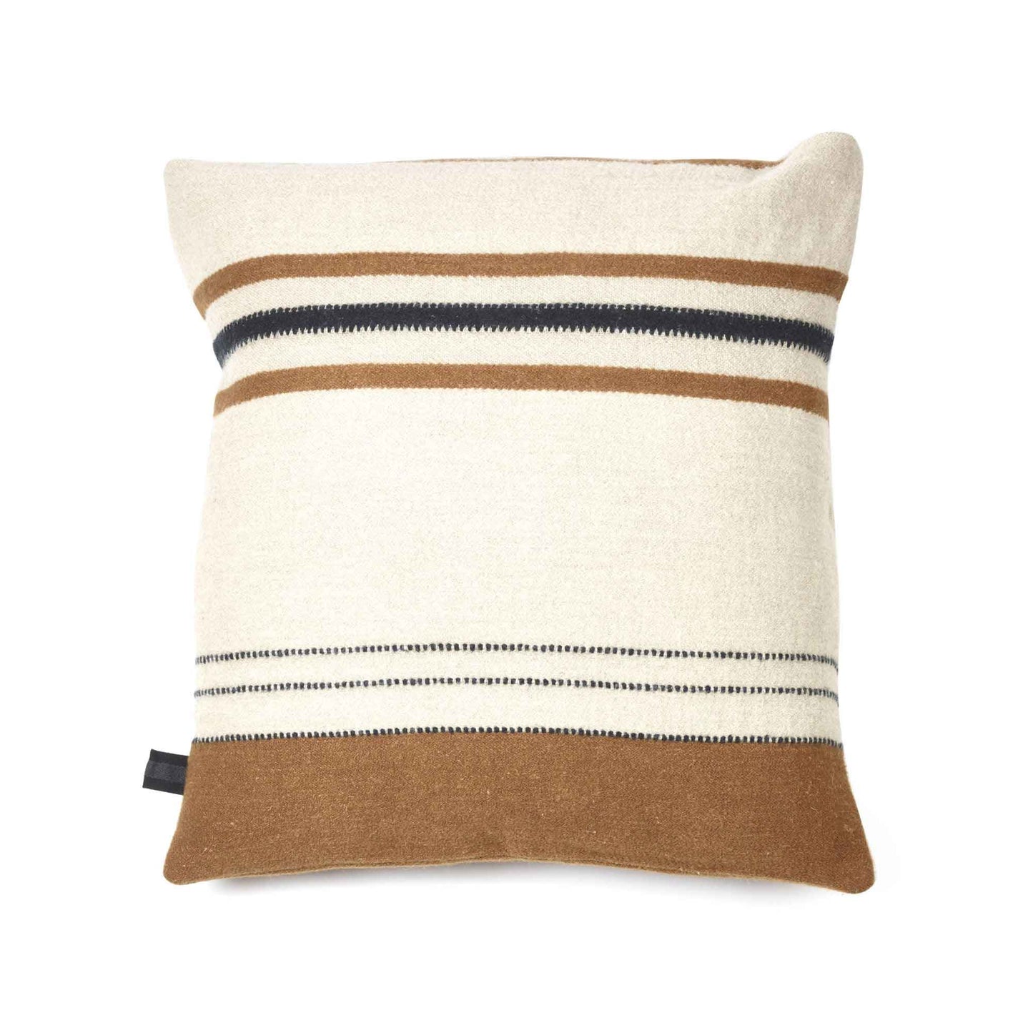 Linen and wool blend throw pillow cover flat lay product shot in color Foundry by Libeco for South Hous.