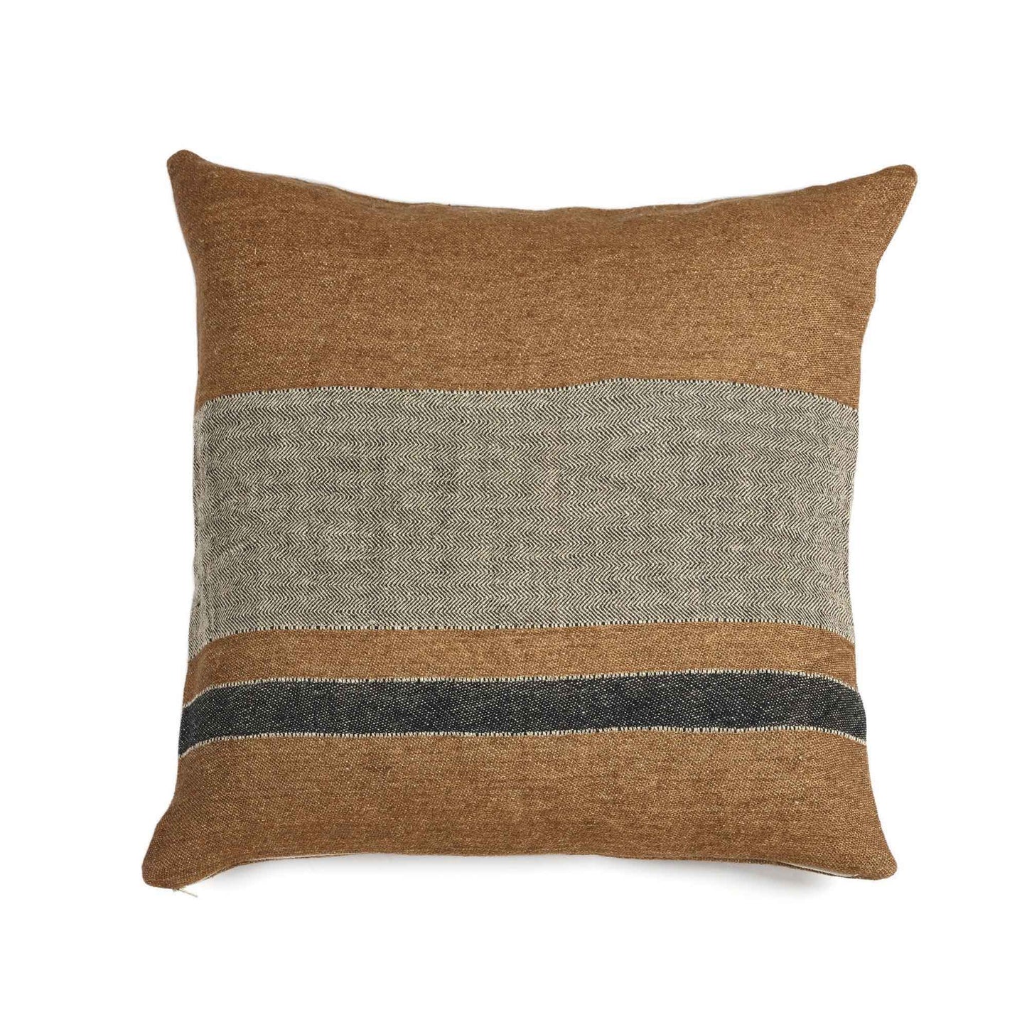 Belgian Linen Throw Pillow Cover by Libeco